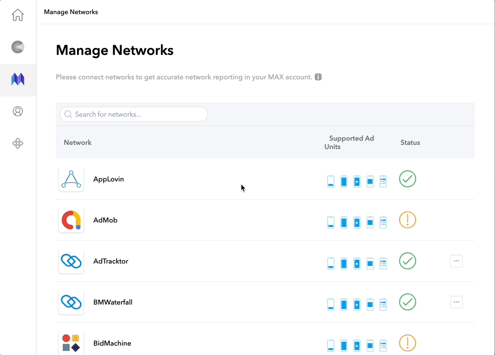 Add Bidon as a Custom Network to MAX
